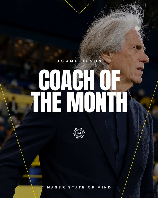 Every detail matters… and he masters them all 🧠💛 Jorge Jesus — Coach of the Month 🔝