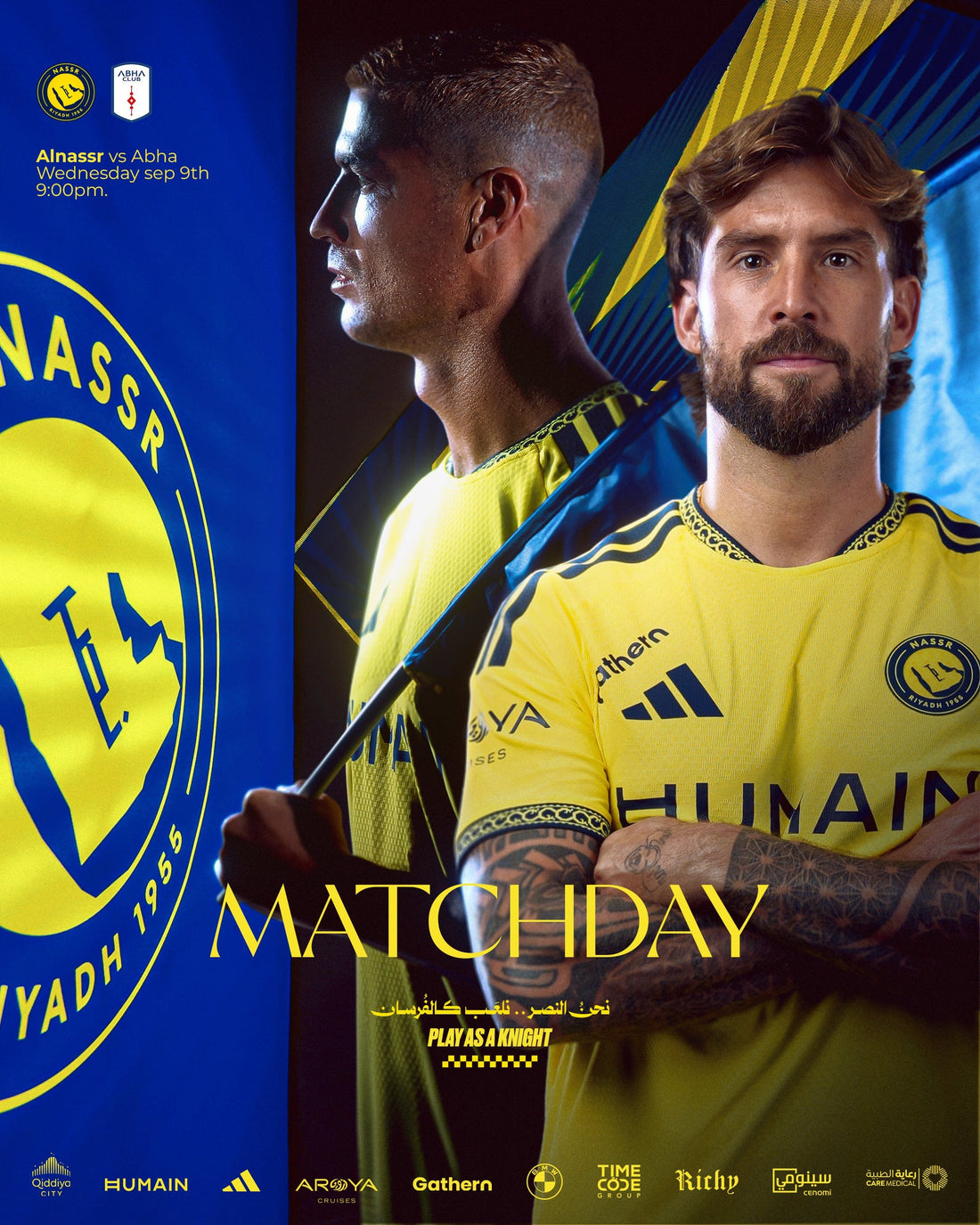 Al Nassr Matchday: Our Colors. Our Home. Our Night.
