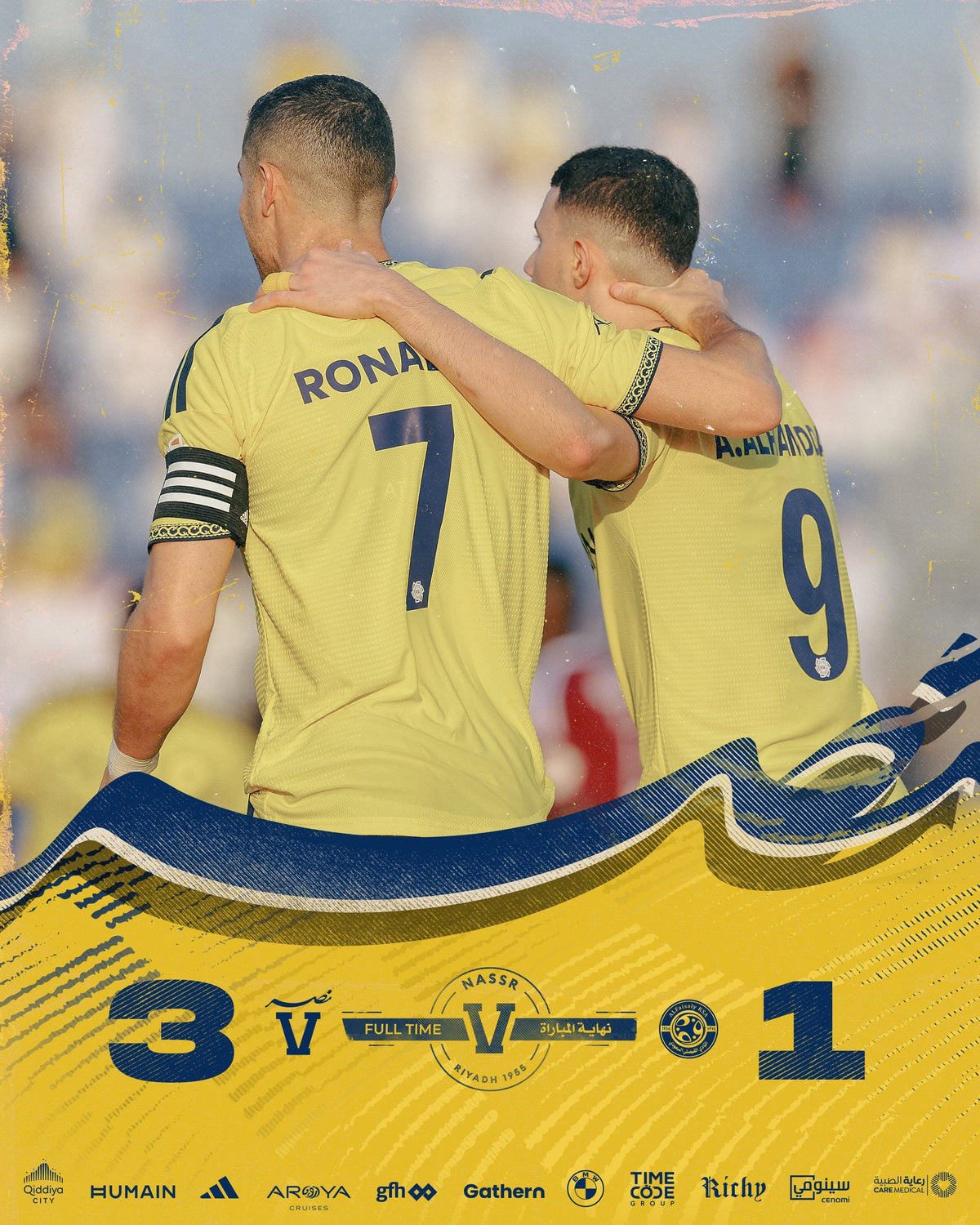 Al Nassr Beat Al Faisaly 3–1 to Continue Winning Run!