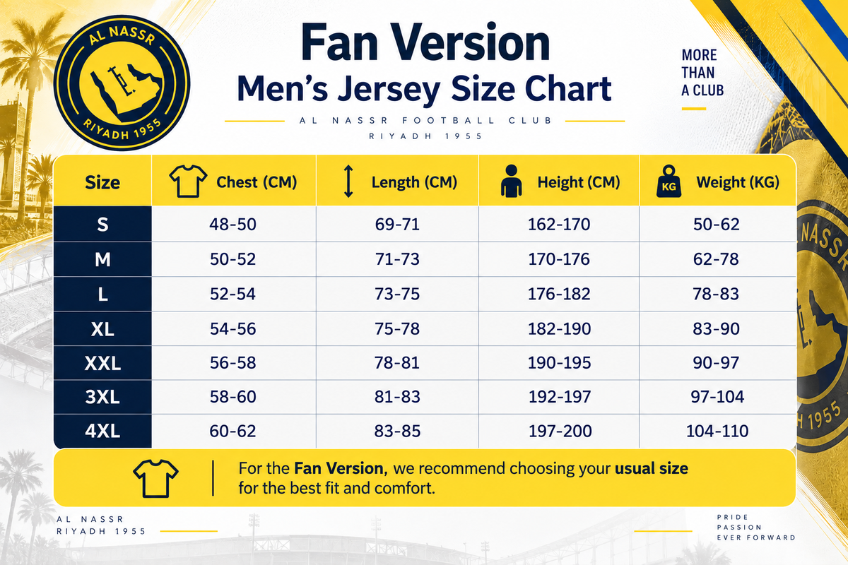OFFICIAL AL NASSR FC 2026/27 HOME JERSEY